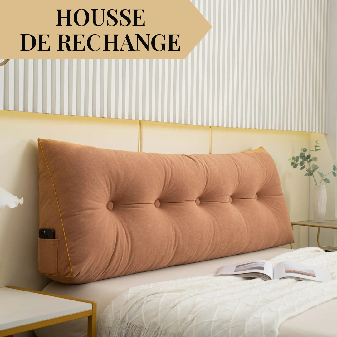 Housse de rechange pour coussin tête de lit capitonné – vue 10