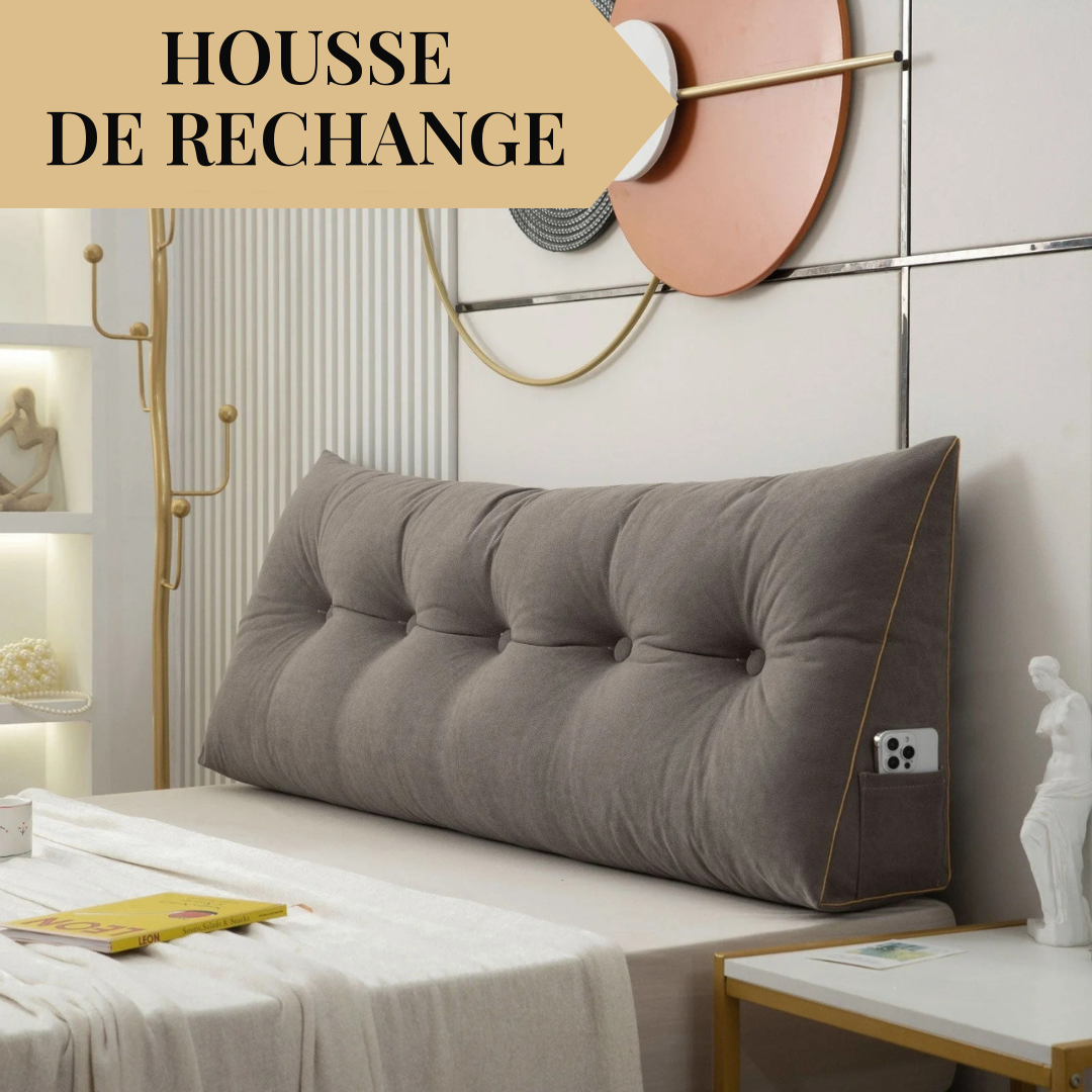 Housse de rechange pour coussin tête de lit capitonné – vue 11