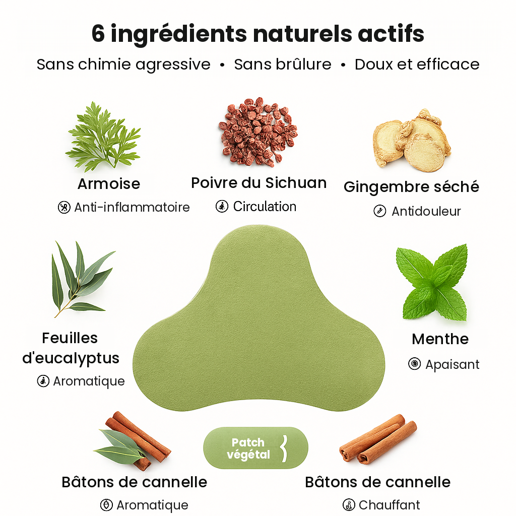 Patchs aux plantes pour la nuque – vue 5