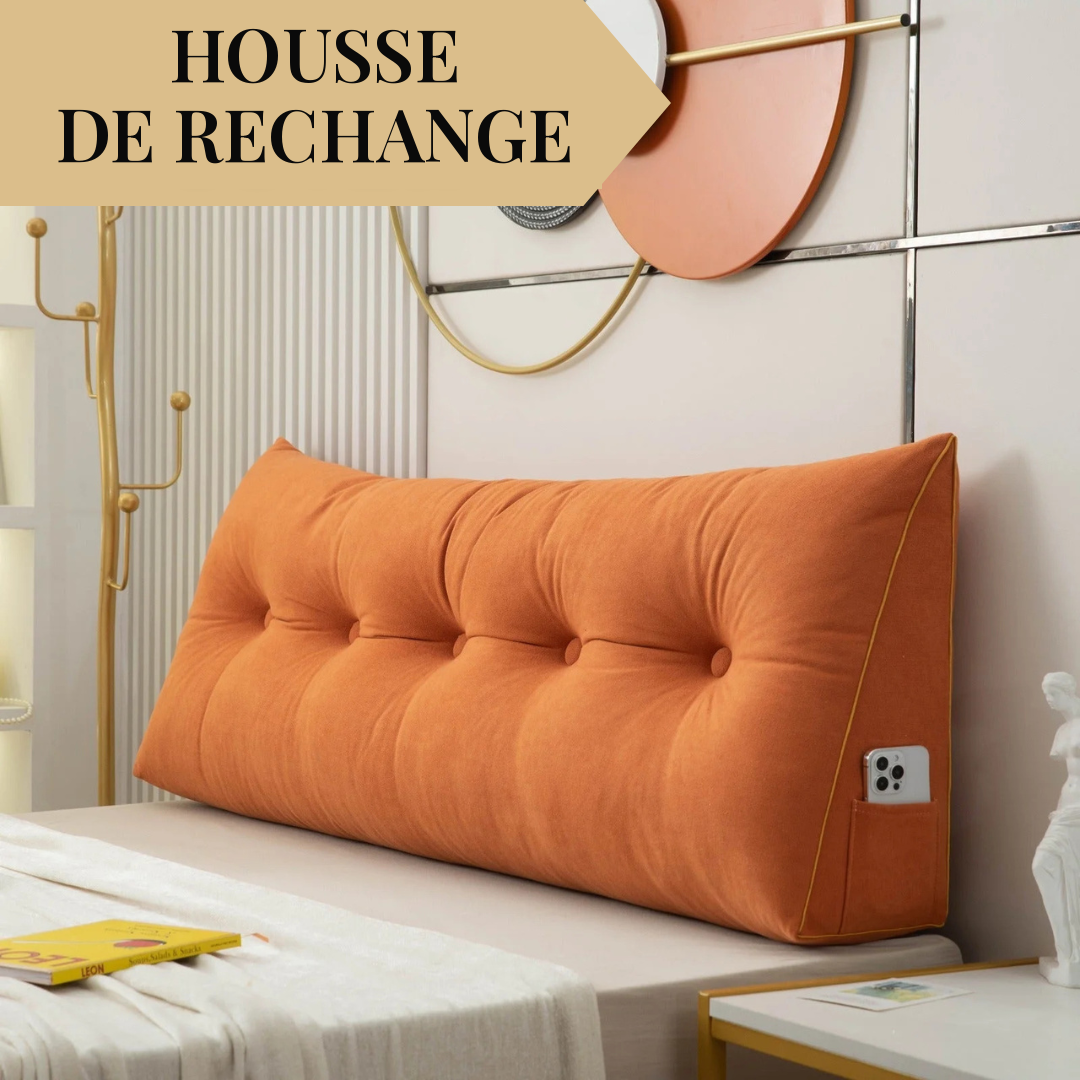 Housse de rechange pour coussin tête de lit capitonné – vue 7