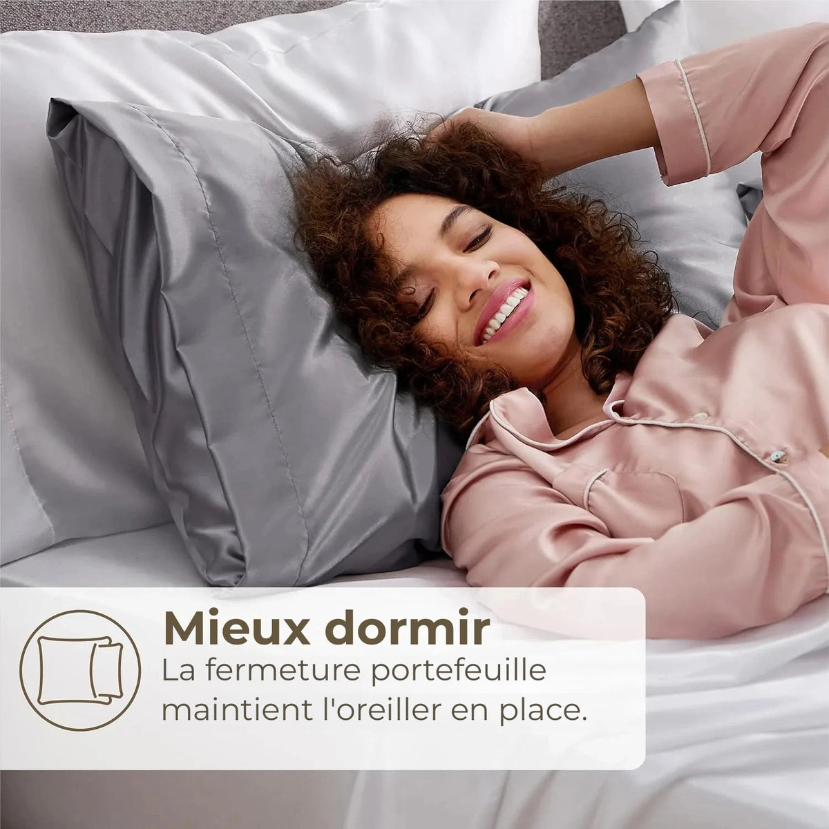Taies d'oreiller en satin – vue 5