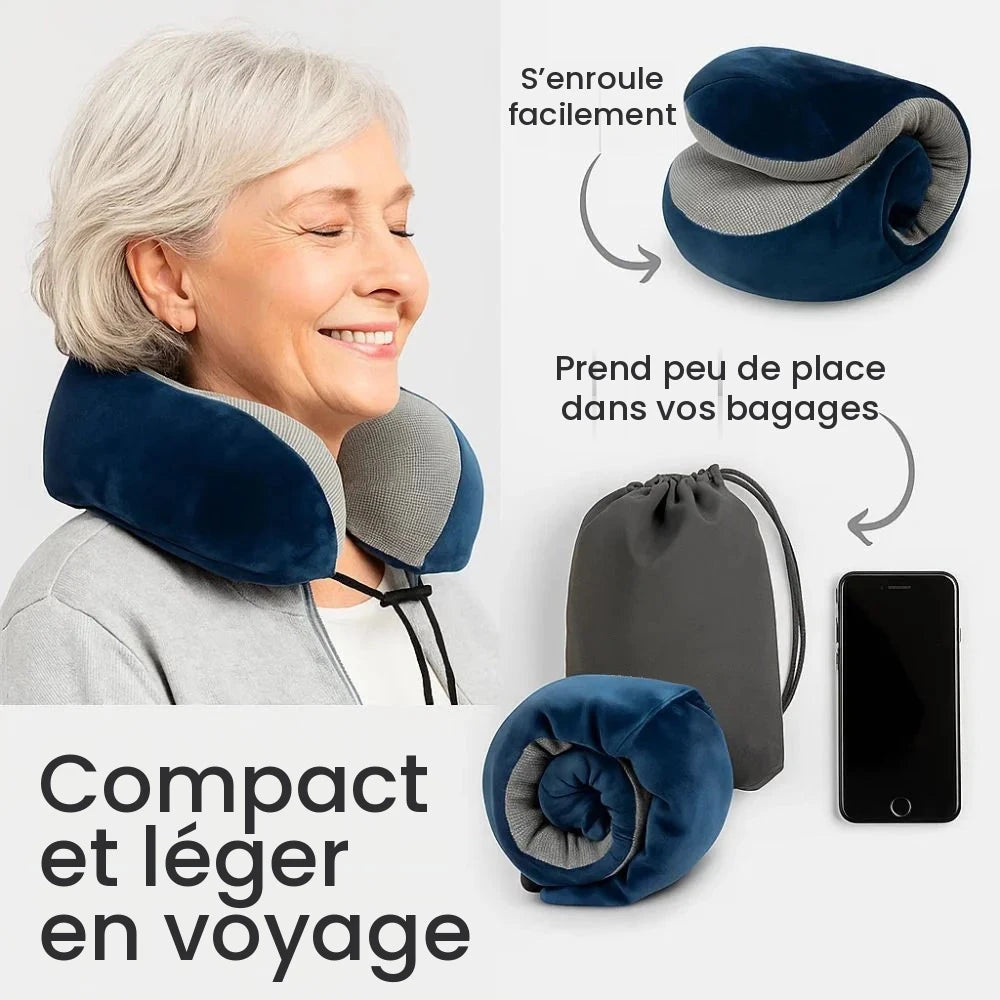 Coussin de voyage cervical en U – vue 3