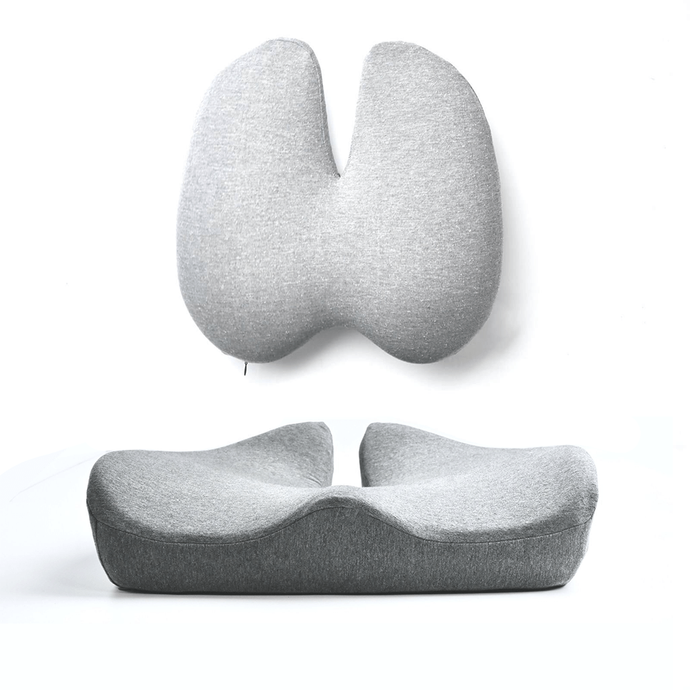 Coussin d'assise ergonomique et coussin lombaire – vue 1