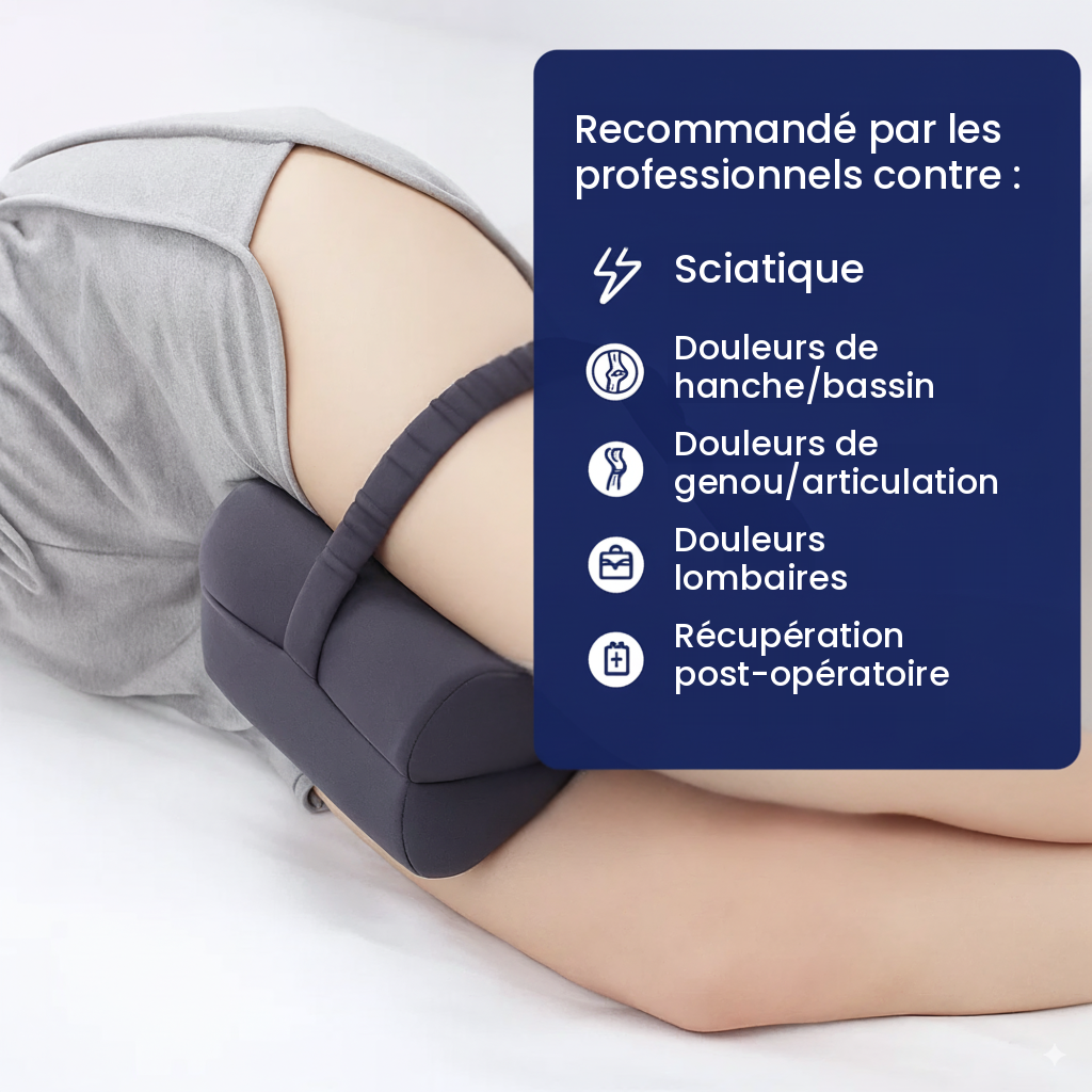 Coussin pour genoux à mémoire de forme avec sangle – vue 2