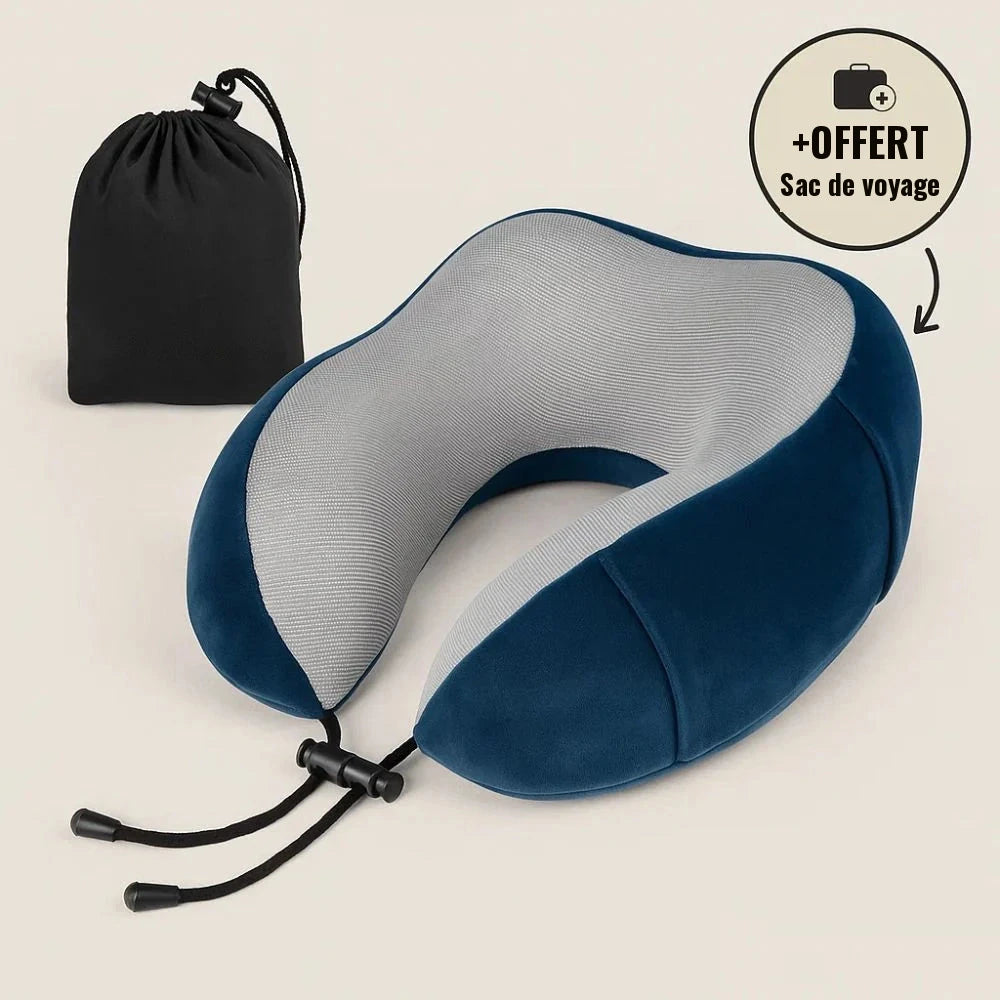 Coussin de voyage cervical en U – vue 1