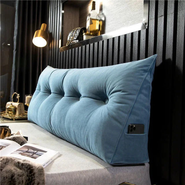 Coussin tête de lit triangulaire capitonné – vue 4