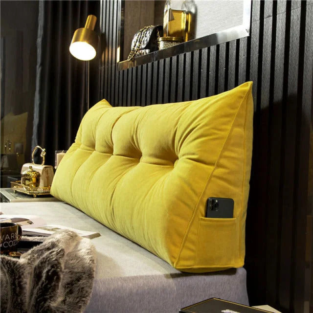 Coussin tête de lit triangulaire capitonné – vue 6