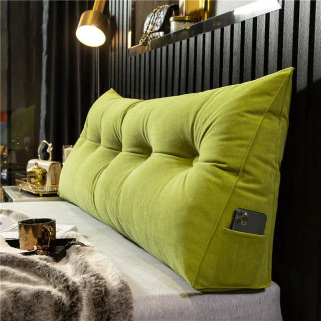 Coussin tête de lit triangulaire capitonné – vue 7